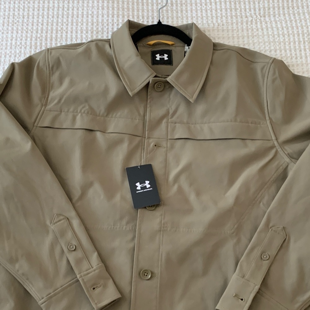 Under Armour Men's Khaki Shirt Jacket